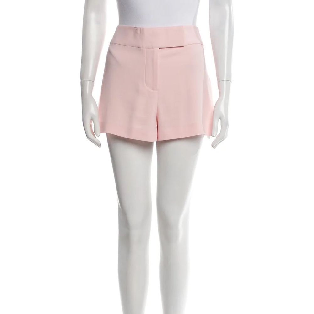 alice + olivia - Mara Crossover Clean Short in Pink Lace